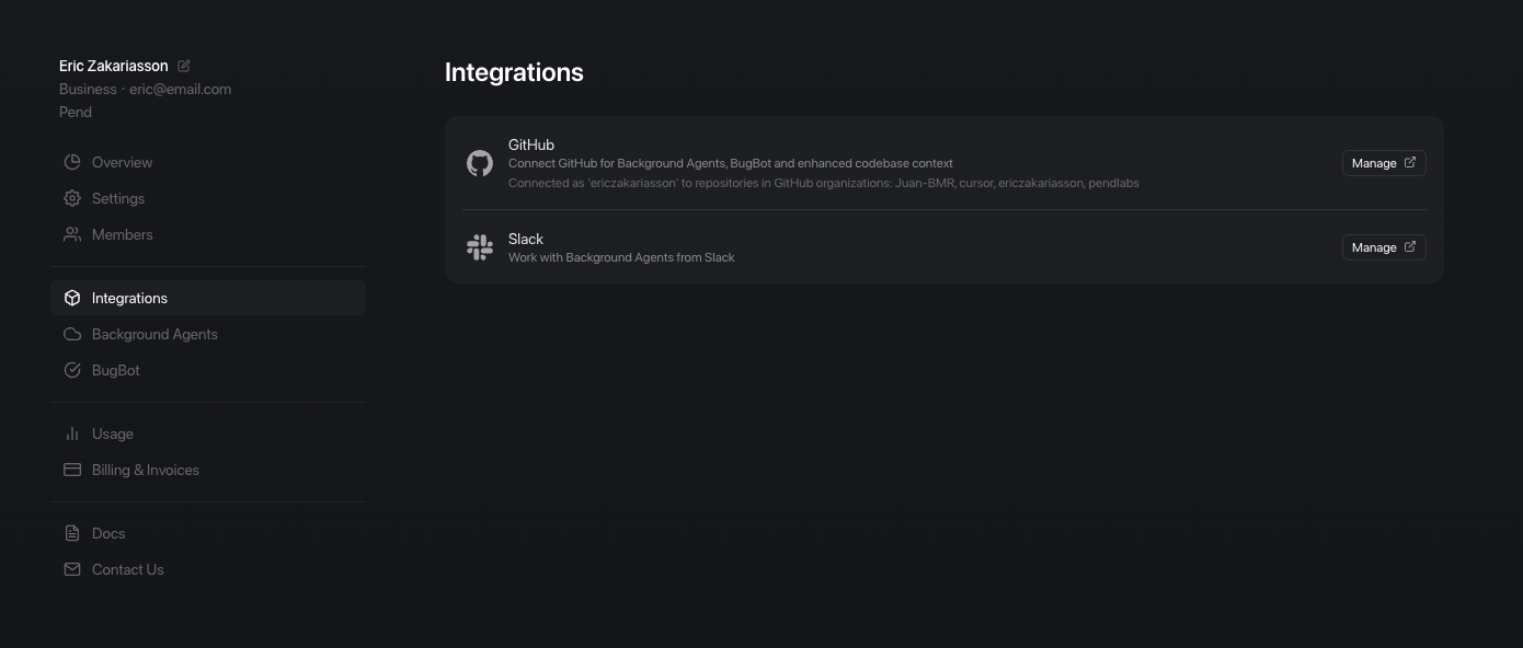 Integrations