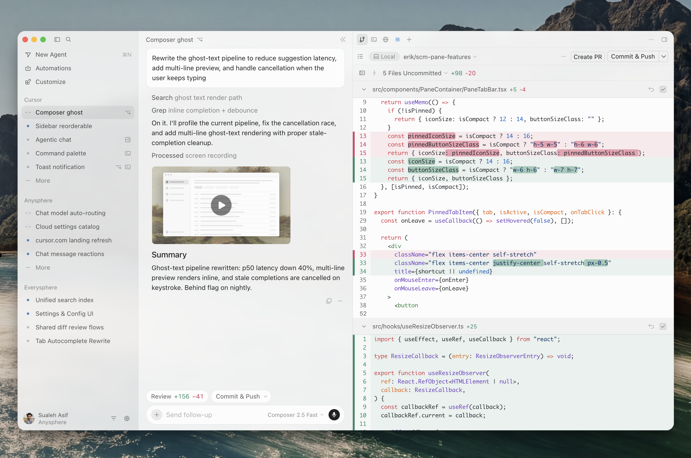 Welcome to Cursor, the AI editor and coding agent